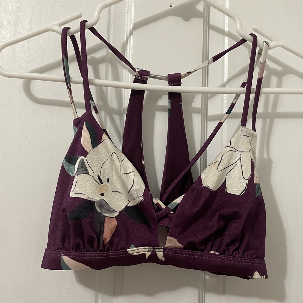 Athleta size small Floral Purple bra - Picture 6 of 12